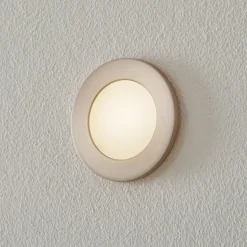 BEGA Accenta seinäuppo pyöreä kehys teräs 160lm