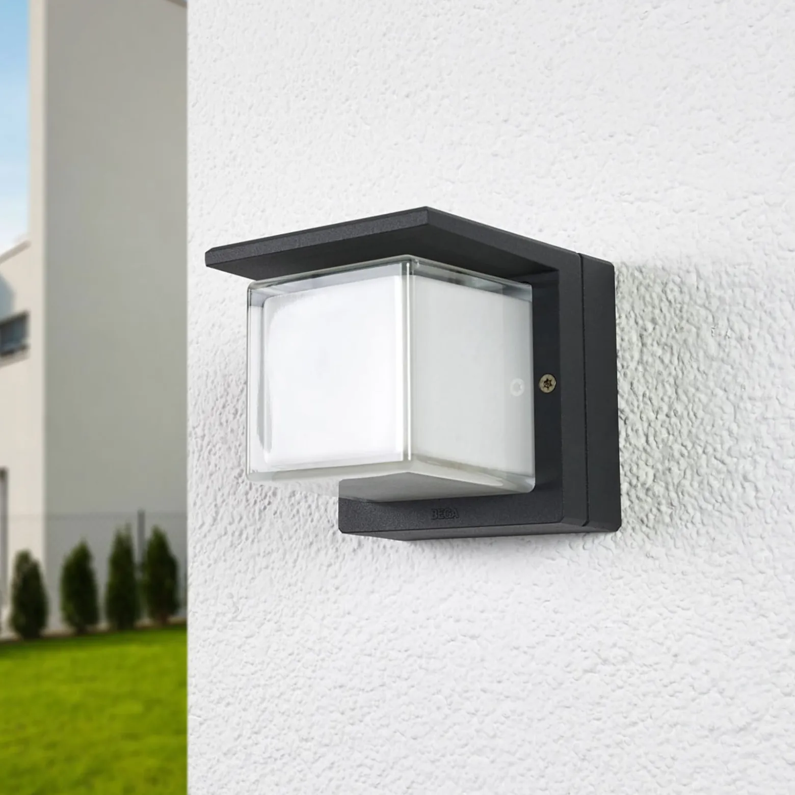 BEGA 33327K3 LED-ulkoseinävalaisin grafiitti 3000K
