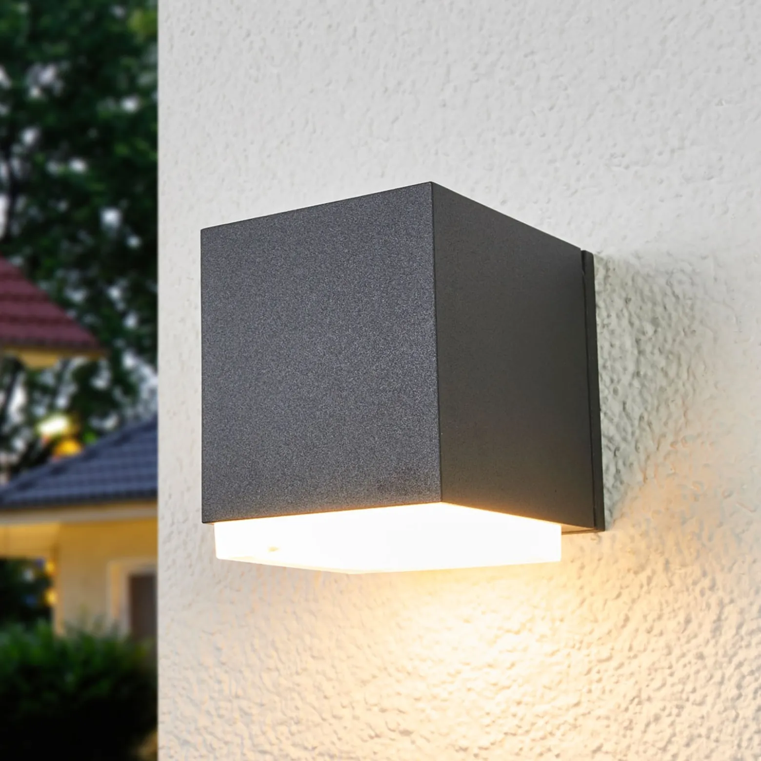 BEGA 33405K3 LED-ulkoseinävalo graf. 3000K down