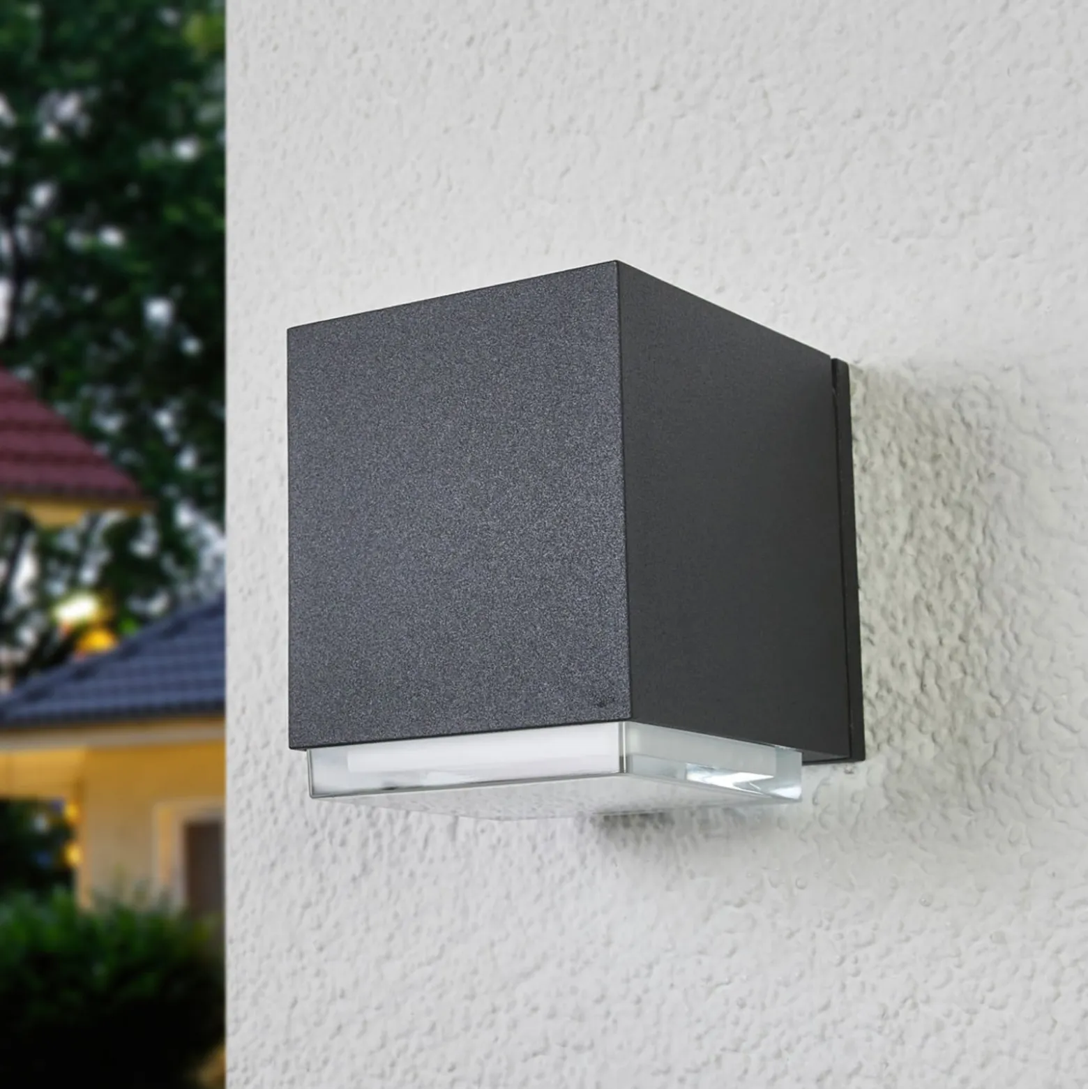 BEGA 33405K3 LED-ulkoseinävalo graf. 3000K down