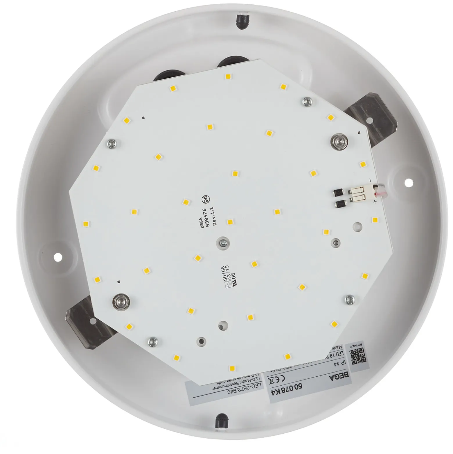BEGA 50078 LED-kattovalaisin DALI 3000K Ø25cm Ø25cm