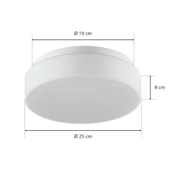 BEGA 50078 LED-kattovalaisin DALI 3000K Ø25cm Ø25cm