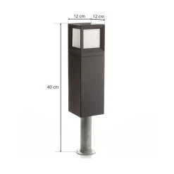 BEGA 84604 - LED-pollarivalaisin, grafiitti, 3000K