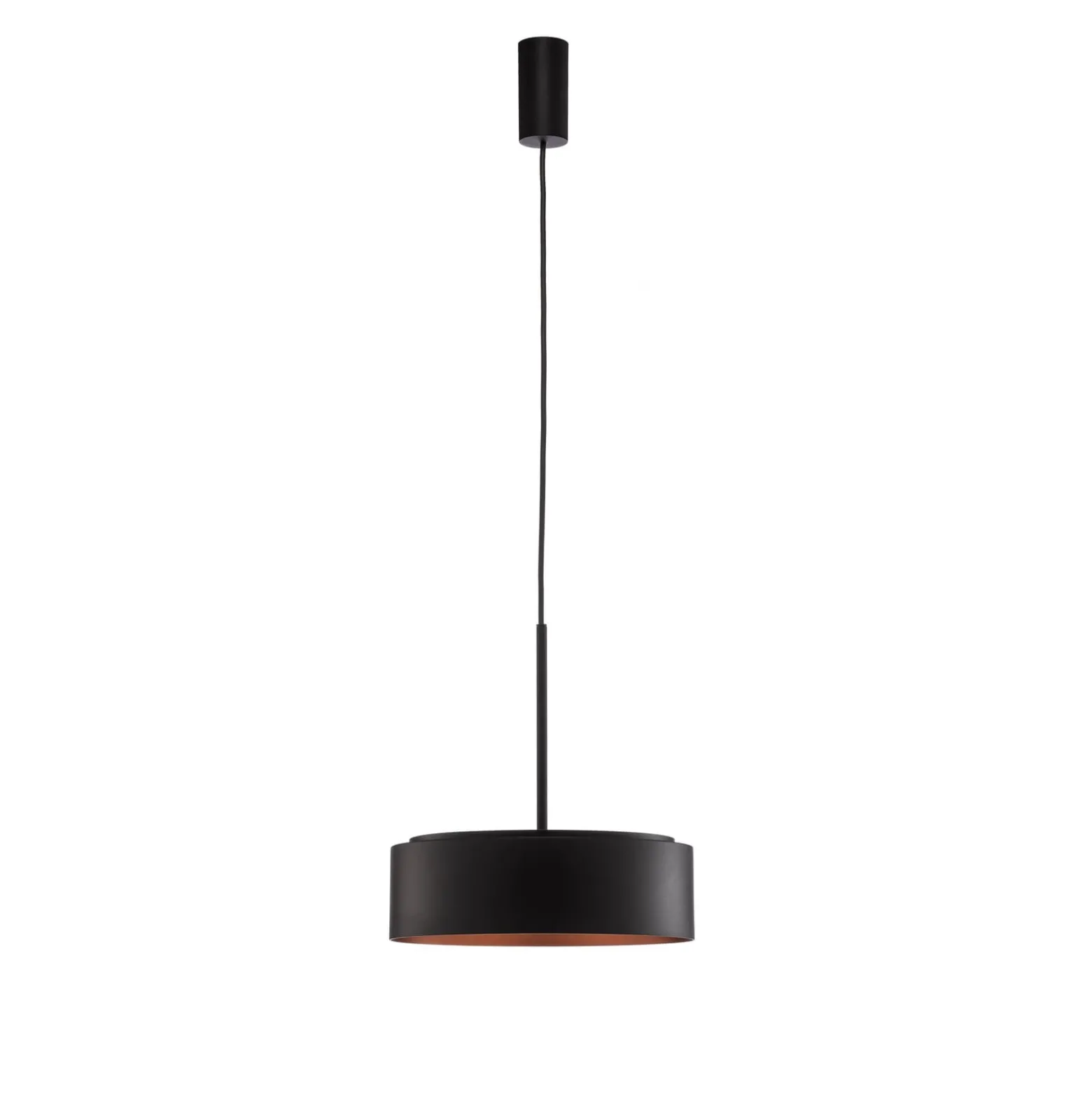 BEGA LED-ripustusvalaisin Studio Line Ø 36 cm musta-kupari DALI DALI