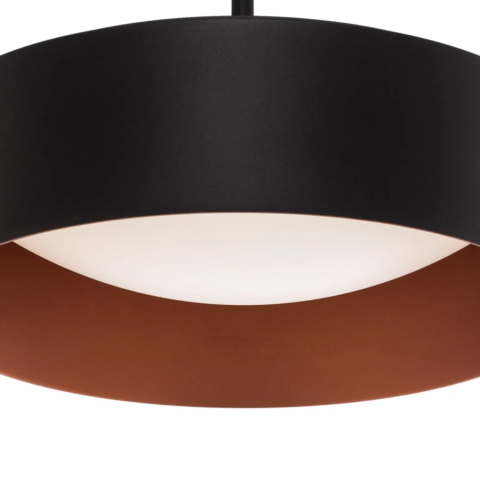 BEGA LED-ripustusvalaisin Studio Line Ø 36 cm musta-kupari DALI DALI