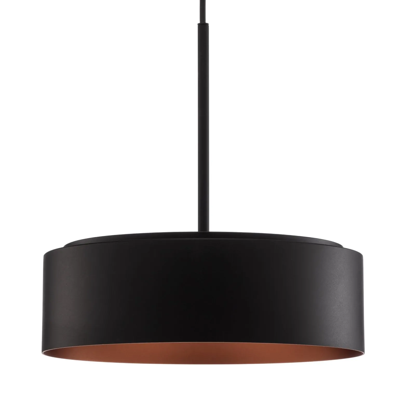 BEGA LED-ripustusvalaisin Studio Line Ø 36 cm musta-kupari DALI DALI