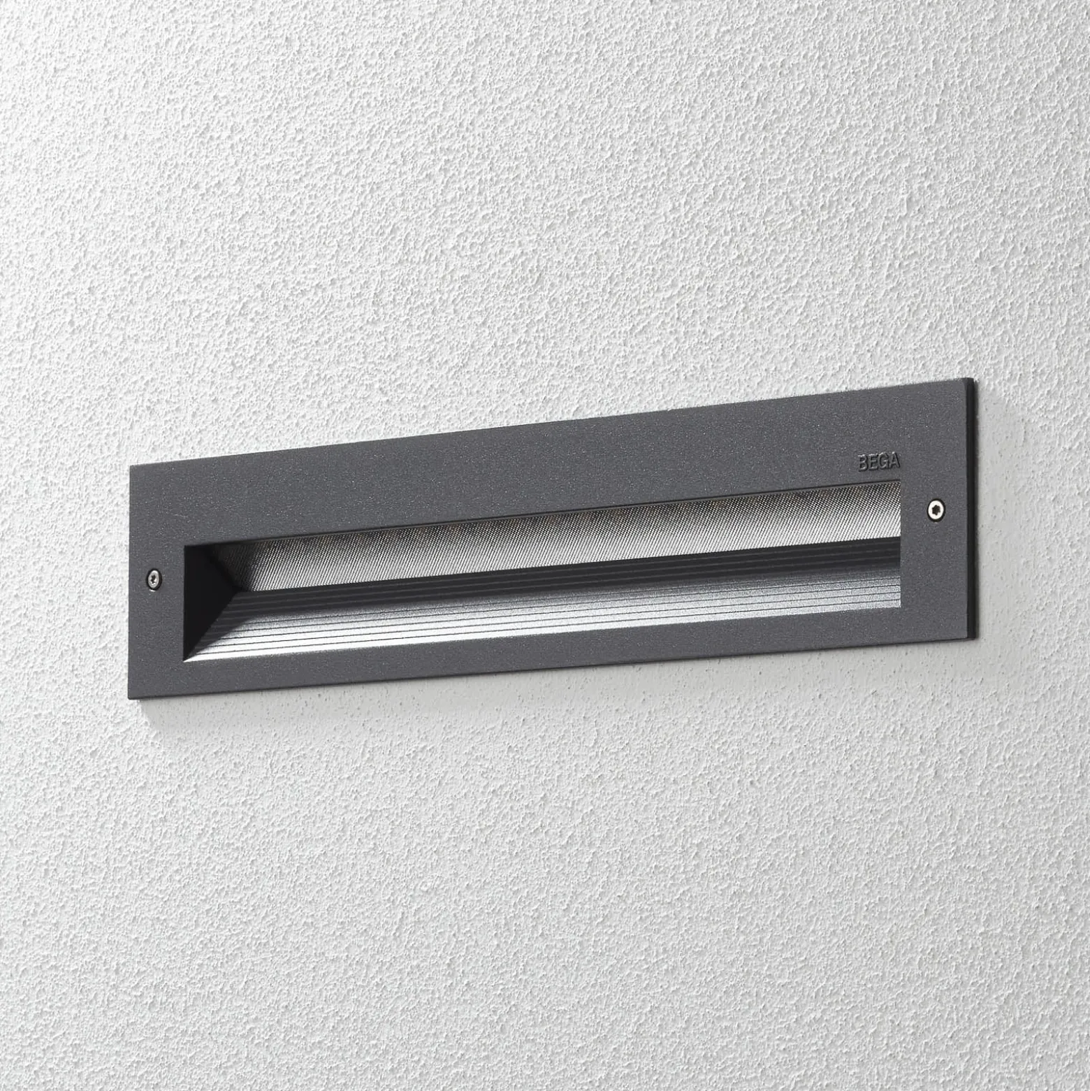 BEGA 33055 LED-seinäuppovalo 3000K grafiitti 32 cm