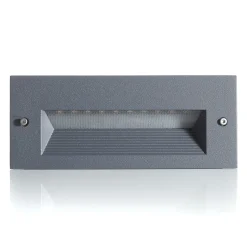 BEGA 33053 LED-seinäuppovalo 3000K grafiitti 17 cm