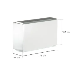 BEGA 50072 LED-seinävalaisin 3000K 18cm valkoinen 1,630lm