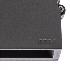 BEGA LED-ulkoseinävalaisin 24374 K3, grafiitti, valettu alumiini, DALI