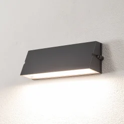 BEGA LED-ulkoseinävalaisin 24374 K3, grafiitti, valettu alumiini, DALI