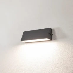 BEGA LED-ulkoseinävalaisin 24374 K3, grafiitti, valettu alumiini, DALI