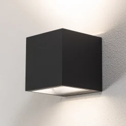 BEGA LED-ulkoseinävalaisin 24135 K3, grafiitti, ylös/alas, DALI, DALI