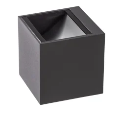 BEGA LED-ulkoseinävalaisin 24135 K3, grafiitti, ylös/alas, DALI, DALI