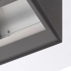 BEGA LED-ulkoseinävalaisin 24719 K3, grafiitti, ylös/alas, valualumiini,