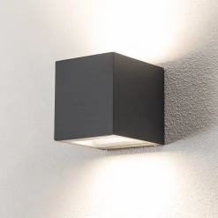 BEGA LED-ulkoseinävalaisin 24719 K3, grafiitti, ylös/alas, valualumiini,