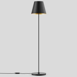 BEGA Studio Line -lattiavalo, musta/messinki 150cm