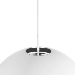 BEGA Studio Line riippuvalaisin DALI, valkoinen/alu Ø19 cm