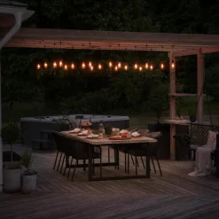 Biergarten-valoketju 2351-800, perusosa, rustiikki
