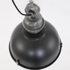 Bikkel-riippuvalaisin, Ø 42 cm, musta, metalli, lasi, E27