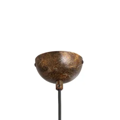Bitlislim-riippuvalaisin, antiikkiruskea, Ø 41 cm, metalli, E27