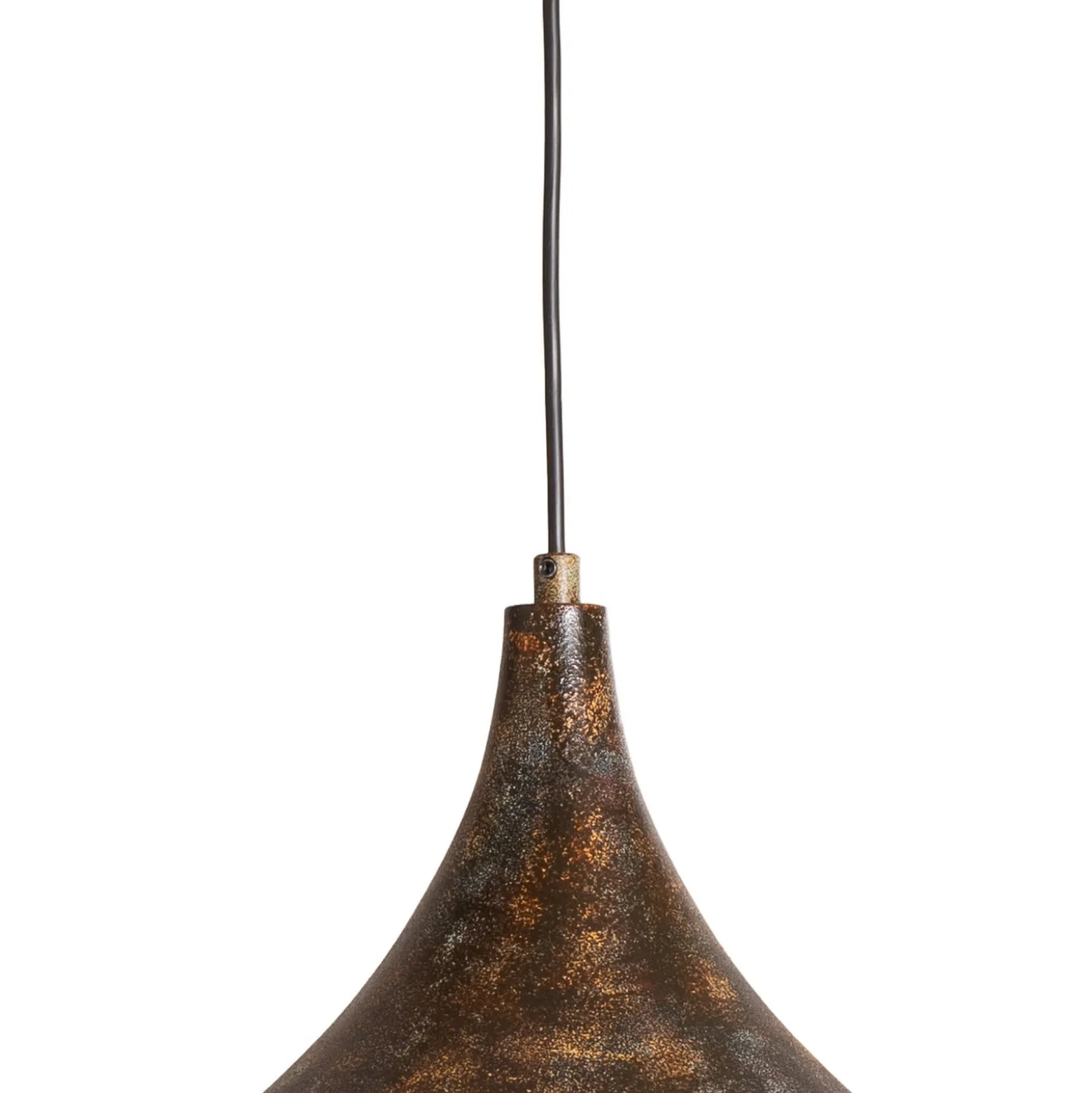 Bitlislim-riippuvalaisin, antiikkiruskea, Ø 41 cm, metalli, E27