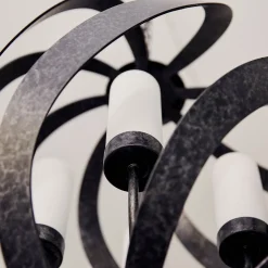 Blacksmith-riippuvalo musta/valkoinen, Ø 50,1 cm