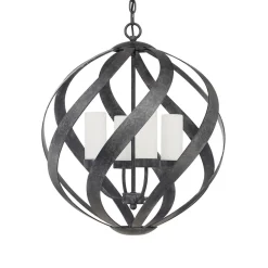 Blacksmith-riippuvalo musta/valkoinen, Ø 50,1 cm