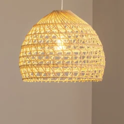 BOHO riippuvalaisin, Ø 43 cm, luonnonruskea, rottinki, E27