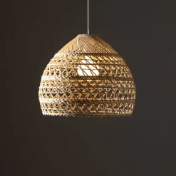 BOHO riippuvalaisin, Ø 43 cm, luonnonruskea, rottinki, E27