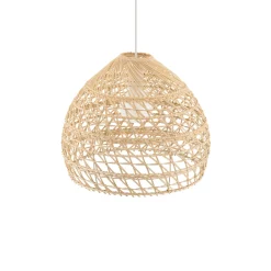 BOHO riippuvalaisin, Ø 43 cm, luonnonruskea, rottinki, E27