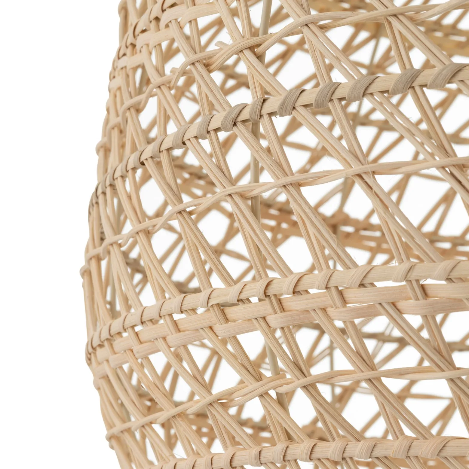 BOHO riippuvalaisin, Ø 60 cm, luonnonruskea, rottinki, E27