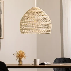 BOHO riippuvalaisin, Ø 60 cm, luonnonruskea, rottinki, E27