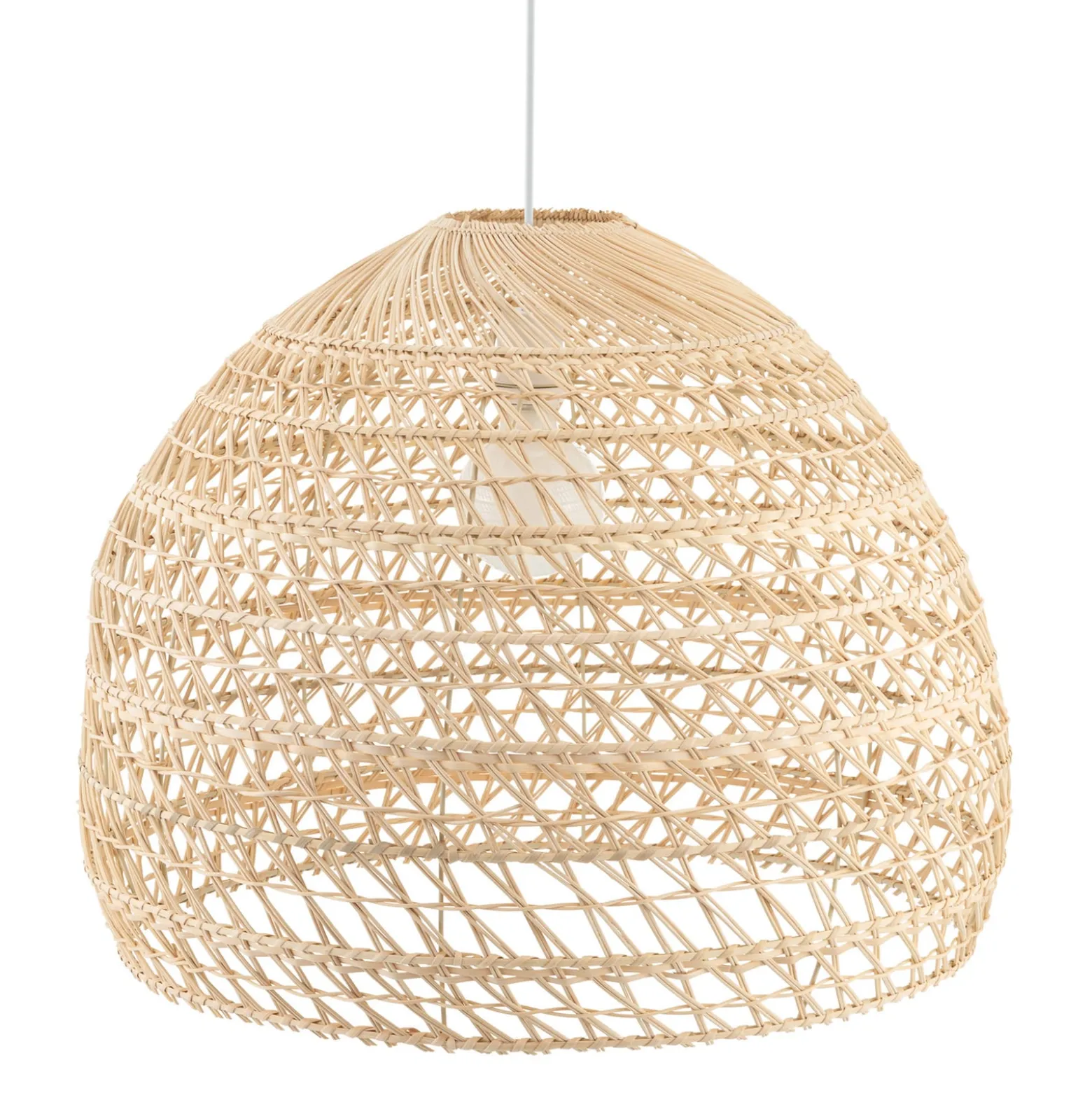 BOHO riippuvalaisin, Ø 60 cm, luonnonruskea, rottinki, E27