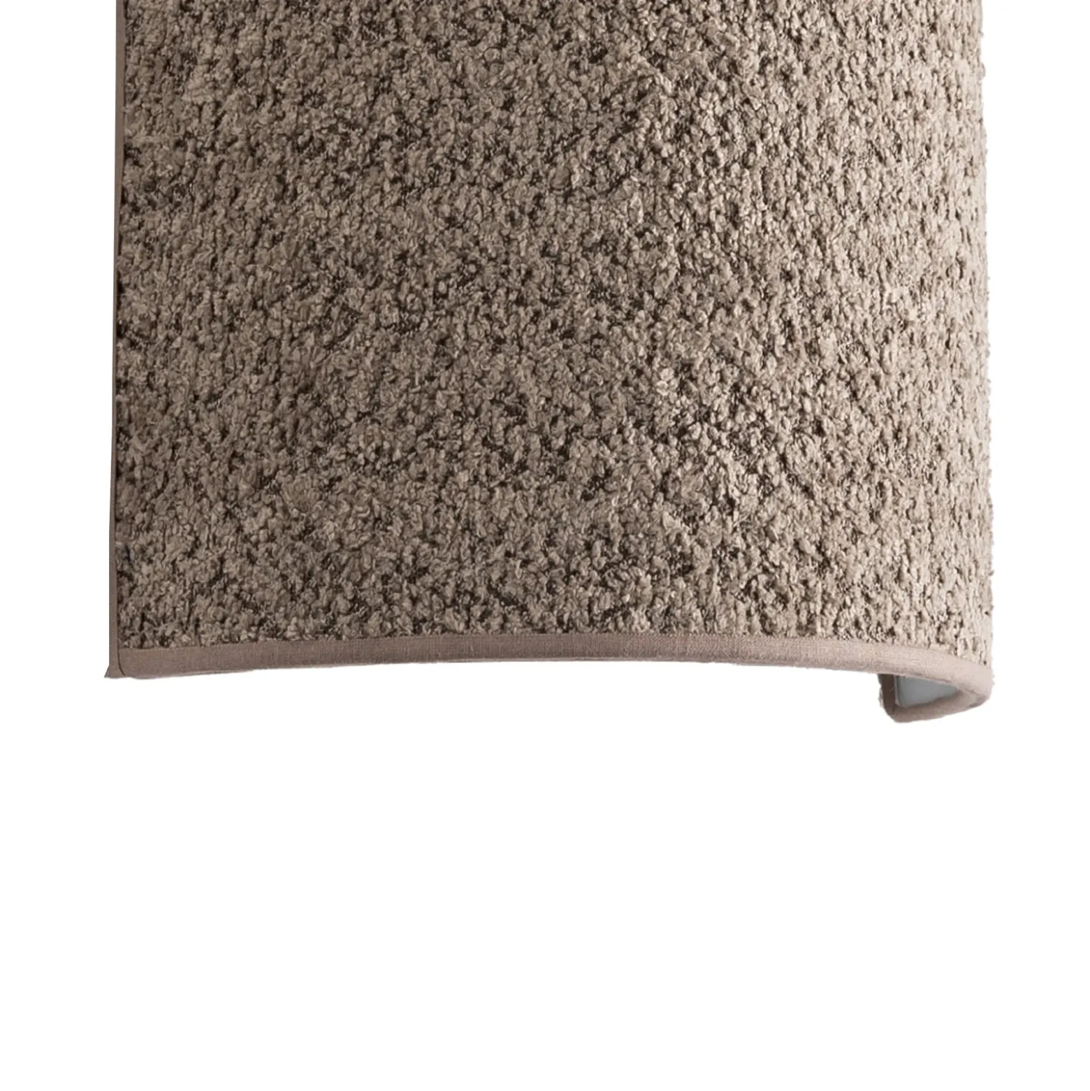 Boucle-seinävalaisin, kangas, cappuccino