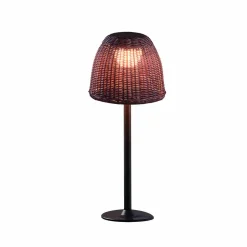 Bover LED-jalustavalaisin Atticus, korkeus 50 cm, grafiitinruskea/ruskea