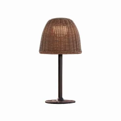 Bover LED-jalustavalaisin Atticus, korkeus 40 cm, grafiitinruskea/ruskea
