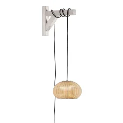 Bover LED-riippuvalaisin Garota, pistoke valkoinen/norsunluun värinen
