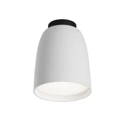 Bover LED ulkokattovalaisin Nut, valkoinen, alumiini/teräs, Ø 10 cm