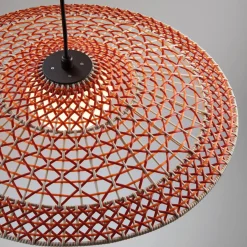 Bover LED-ulkovalaisin Nans Balis S/55, ruskea/punainen