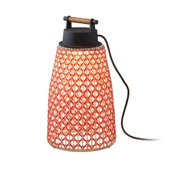 Bover Nans M/49 LED-pöytävalaisin ulkotiloihin, punainen