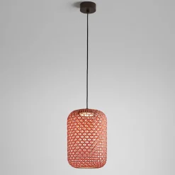 Bover Nans S/31.2 LED-riippuvalaisin ulkona, punainen