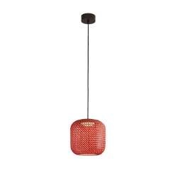 Bover Nans S/31 LED-riippuvalaisin ulkona, punainen