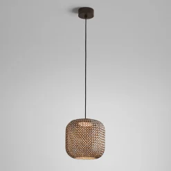 Bover Nans S/31 LED-riippuvalaisin ulkona, ruskea