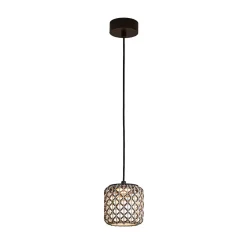 Bover Nans S/16 LED-riippuvalaisin ulkona, ruskea