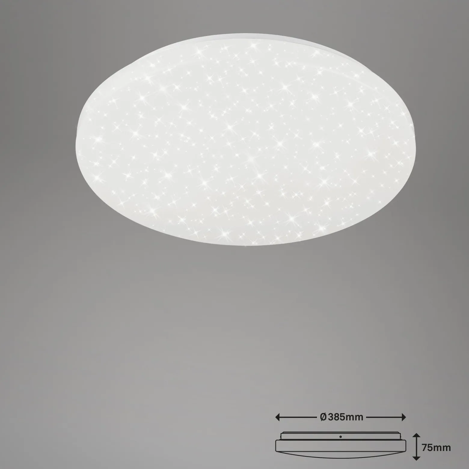 Brili Splash -LED-kattovalo IP44, valkoinen, 4000K
