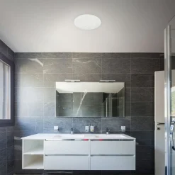 Brili Splash -LED-kattovalo IP44, valkoinen, 4000K