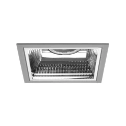 BRUMBERG Apollo Midi, fasettipintainen, kulmikas, 4000 K, hopea