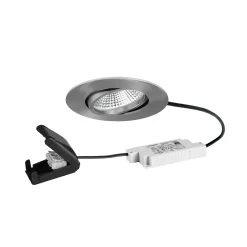 BRUMBERG BB23 LED-spotti IP65 RC-dim. liitäntärasia nikkeli matta