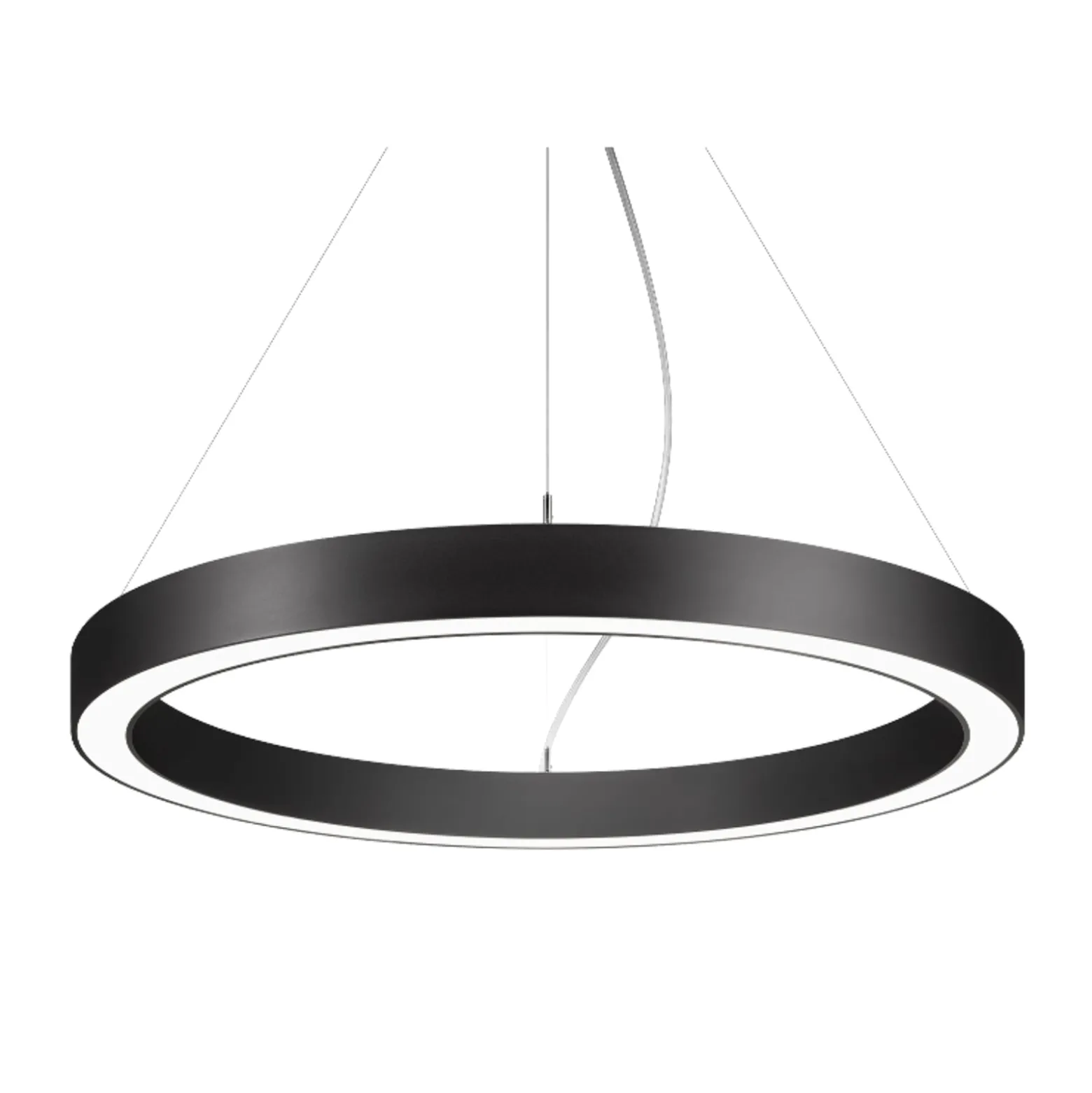 BRUMBERG Biro Circle Ring10 suora Ø 45 cm, CA, CCT, musta